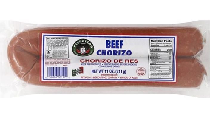 What are the macros for chorizo