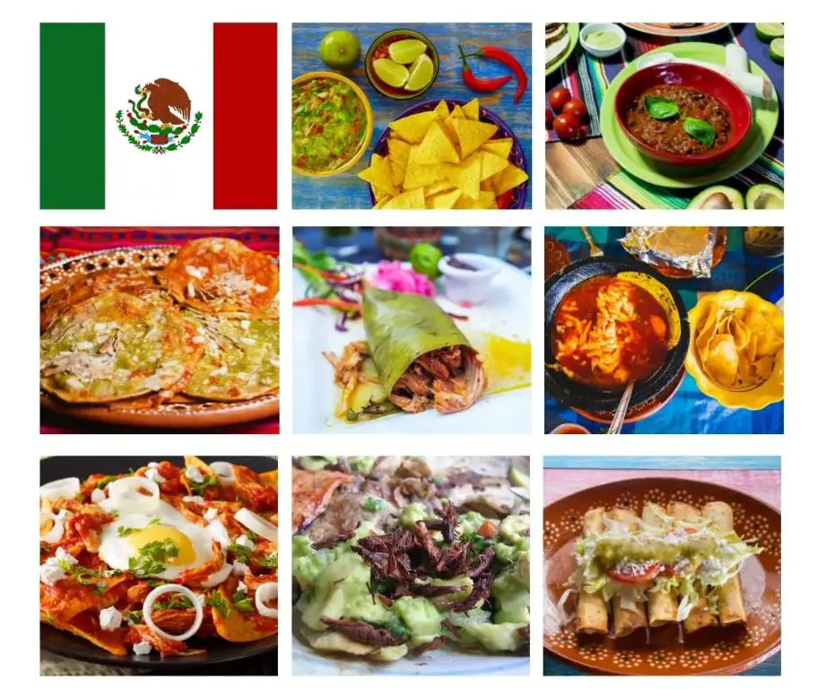 What are 3 of the most famous Mexican foods