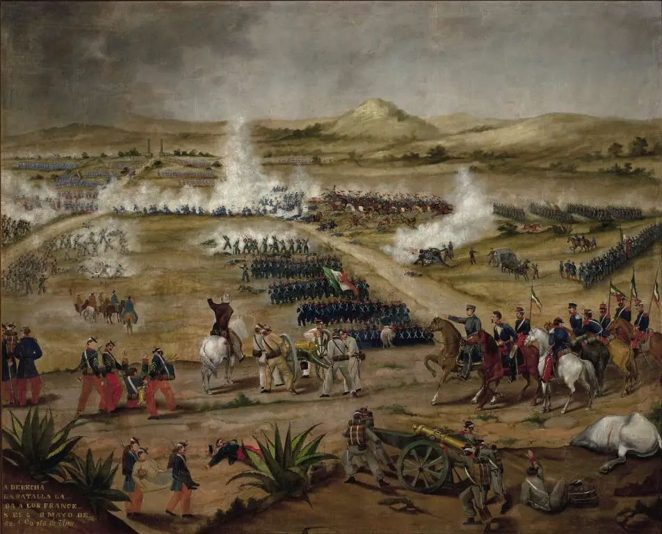 Who was the Mexican general during the Battle of Puebla