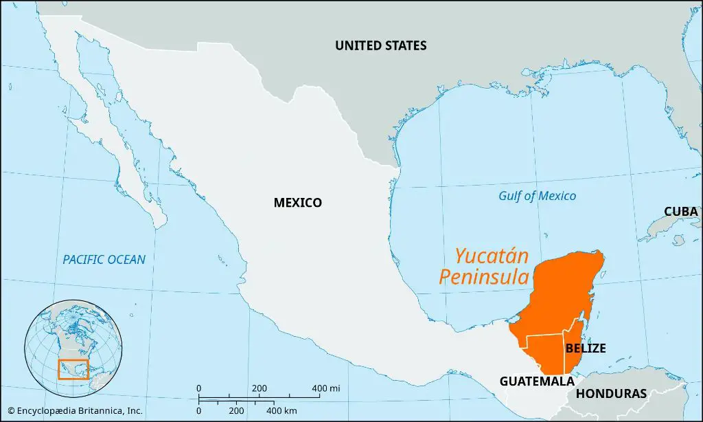 Which part of Mexico is Yucatan