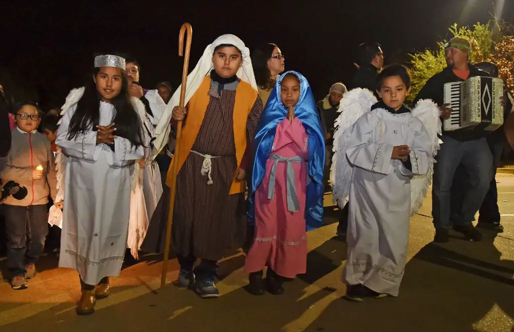 What are 3 traditions of Las Posadas