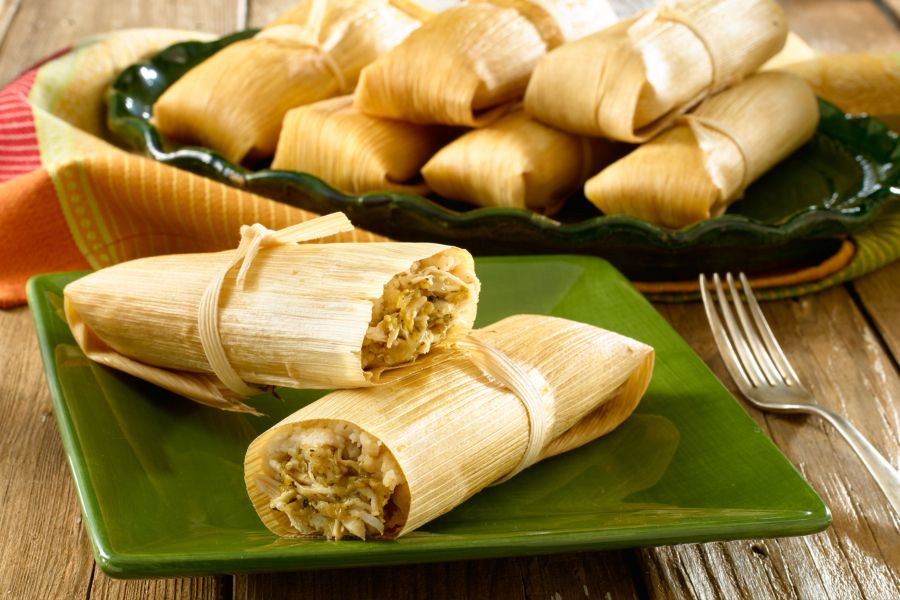 What did the Aztecs use to make tamales