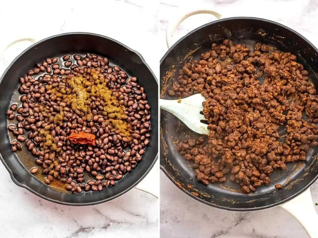 Should you rinse black beans for tacos