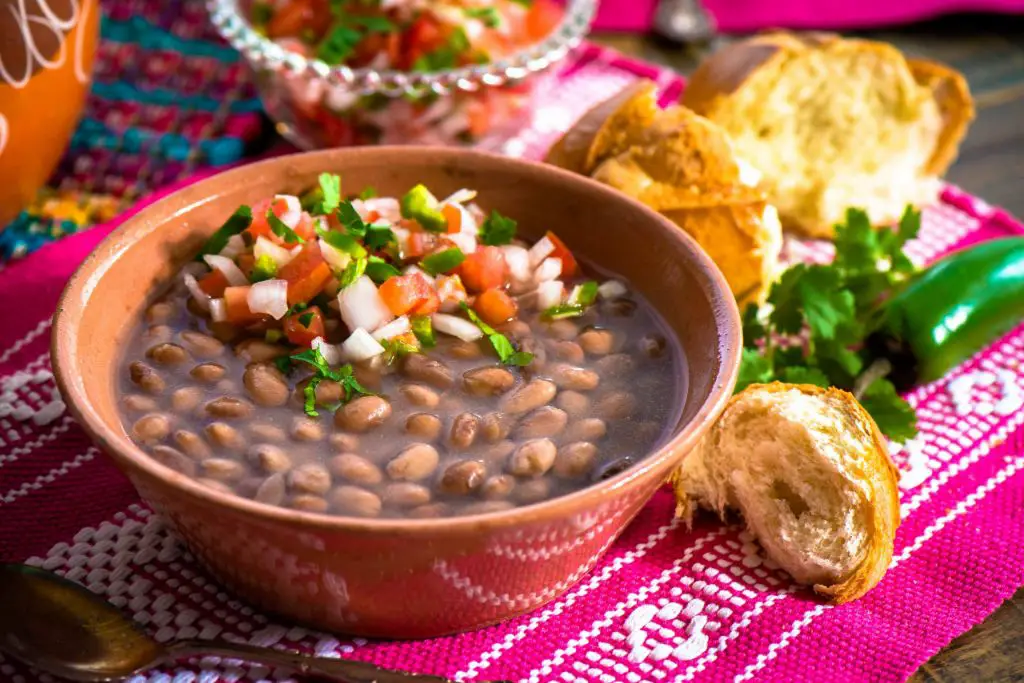 Does authentic Mexican food use beans