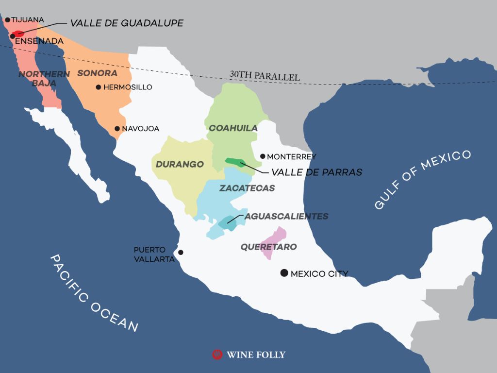 Where is the best place for wine in Mexico