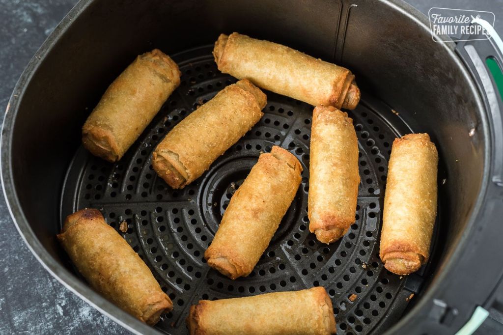 Can I cook frozen egg rolls in the air fryer