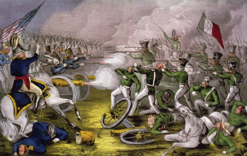 Who was the general who led Mexican troops against the US