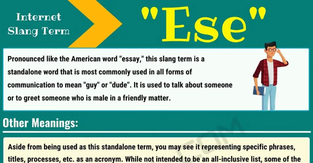 What is the Mexican slang word essay