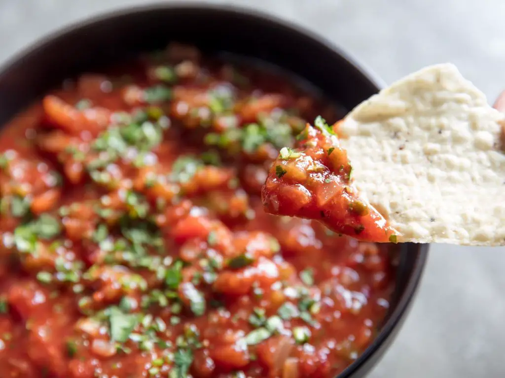 What adds flavor to salsa